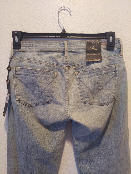 Citizens of Humanity Ava Low-Rise Straight Leg Jeans Size 28 - Picture 5 of 14